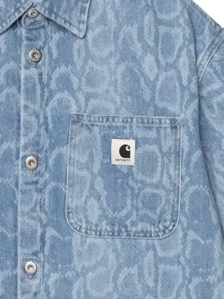 Cămașă Carhartt Wip albastru