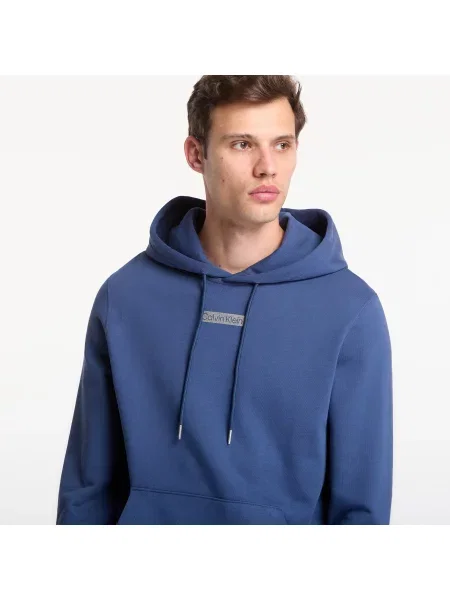 Φούτερ Calvin Klein Ls Eu Sp Graphic Hoodie Dark Denim XL μπλε