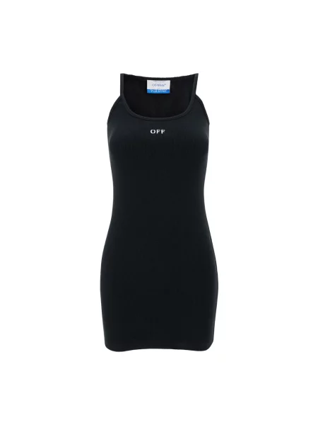 Dzianinowa sukienka Off-white biała