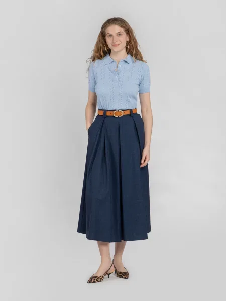 Спідниця міді Arber сірий