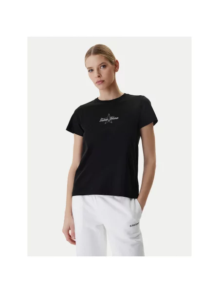 Guess Jeans T-Shirt Regular Fit μαύρο