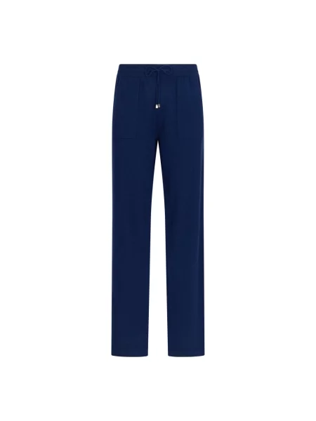 Spodnie Malo z kaszmiru bez fiszbin niebieskie