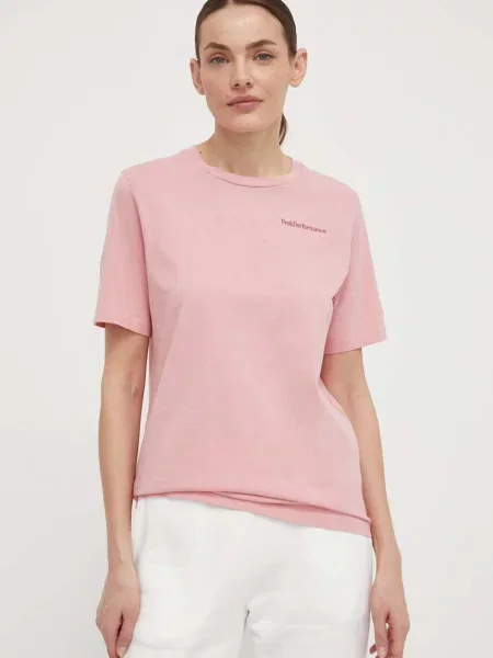 Peak Performance t-shirt różowy