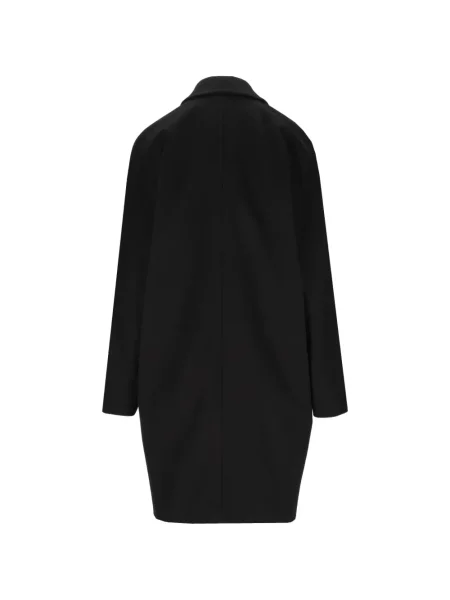Palton Max Mara cu două rânduri de nasturi negru