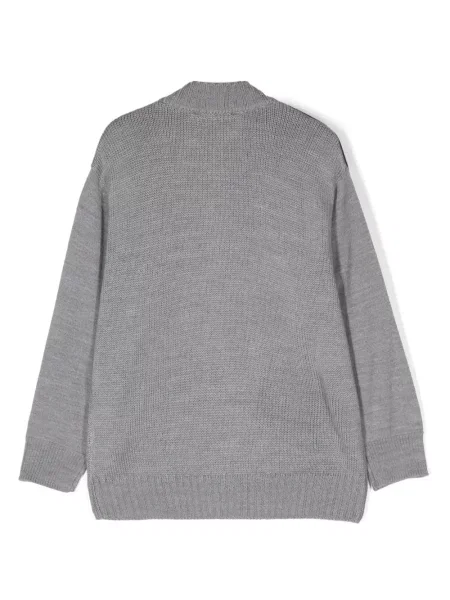 Sweter dziecięcy Emporio Armani szary
