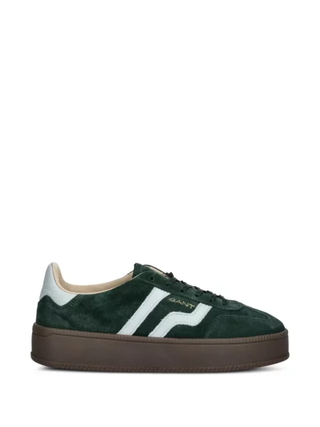 Sneakerși Gant cu platformă verde