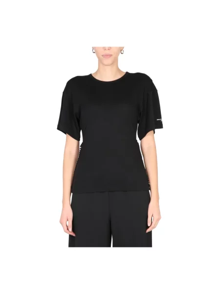 Koszulka Stella Mccartney z dżerseju czarna