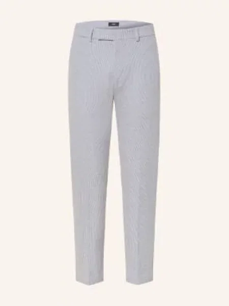Cinque Spodnie Garniturowe Cibeppe Tapered Fit Z Dżerseju grau