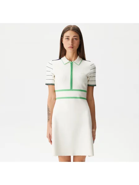 Lacoste Sukienka Lacoste biała