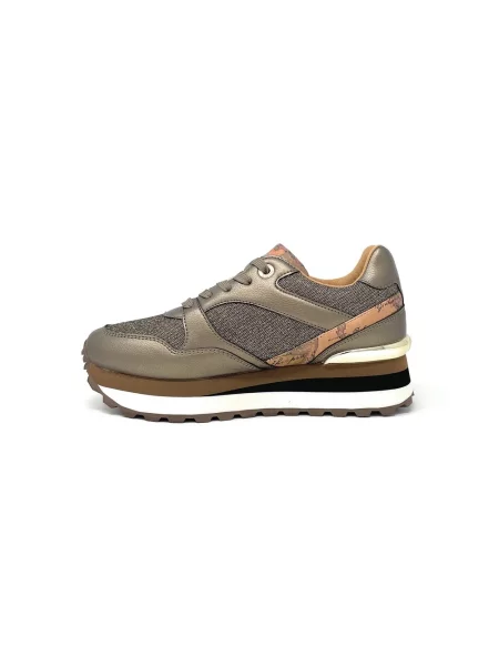 Sneakersy Alviero Martini 1a Classe na platformie brązowe