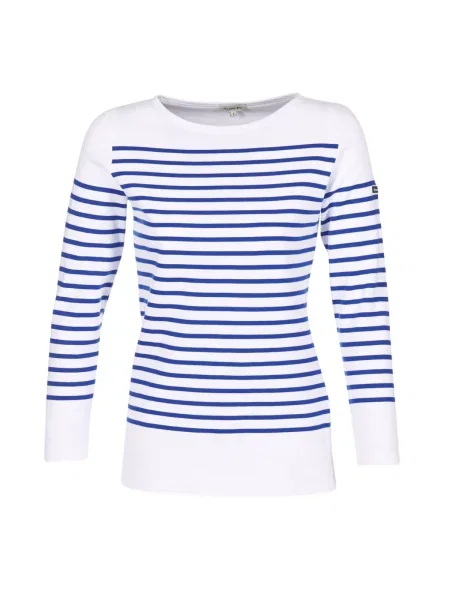 Majica z dolgimi rokavi Armor Lux z dolgimi rokavi bela