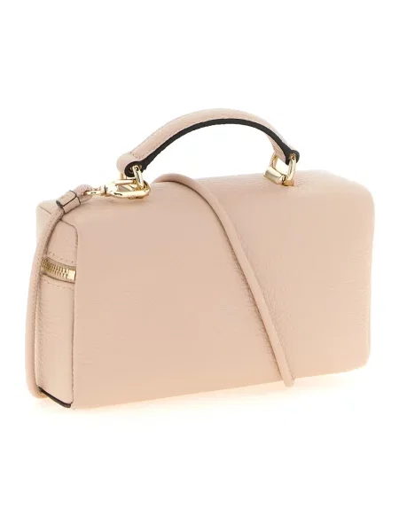 Furla torebka crossbody skórzana beżowa