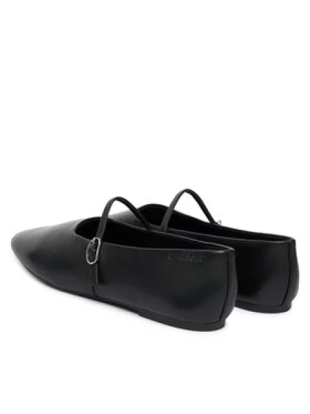 Calvin Klein Odprte balerinke črna