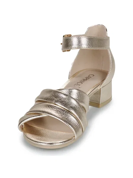 Pantofi Caprice auriu