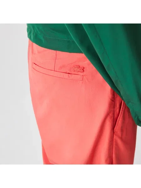 Lacoste Luźne Spodnie brązowy