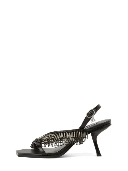 Karl Lagerfeld Páskové sandály Karmel Fringe' černá