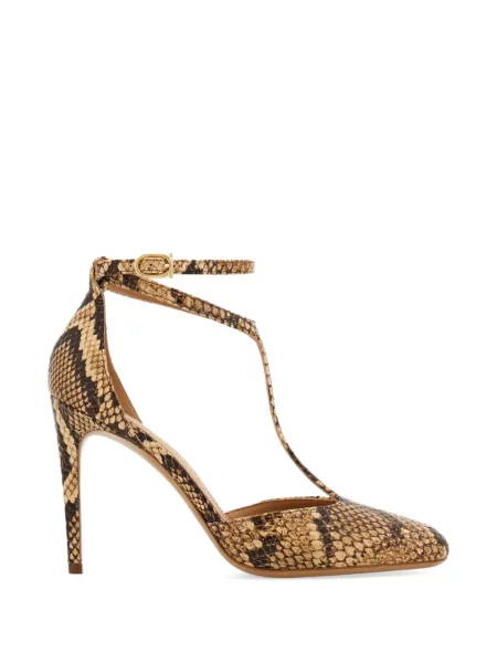 Pantofi cu toc Ferragamo cu model piele de șarpe