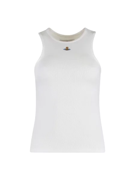 Dzianinowa podkoszulka Vivienne Westwood biała