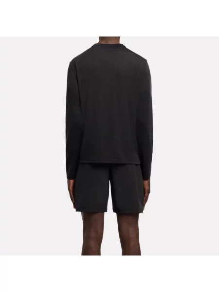 Reebok ID Koszulka do koszykówki z długim rękawem Shootingunisex Black Size: XS czarna