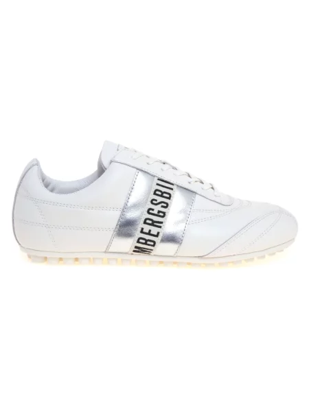 Sneakersy Bikkembergs skórzane białe