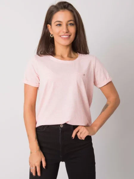 Tricou Basic Feel Good roz