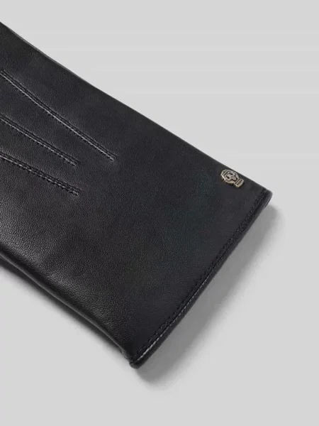 Rękawiczki ze skóry model ‘Coburg Touch’ Roeckl czarne