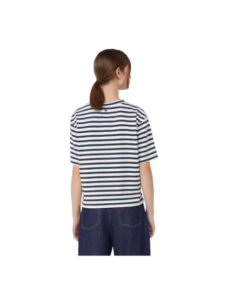 Weekend Max Mara Koszulki Kobieta Niebieski L Wkdsabato T-shirt granatowa