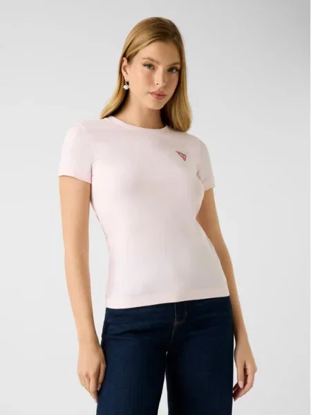 Guess Футболка Regular Fit рожевий