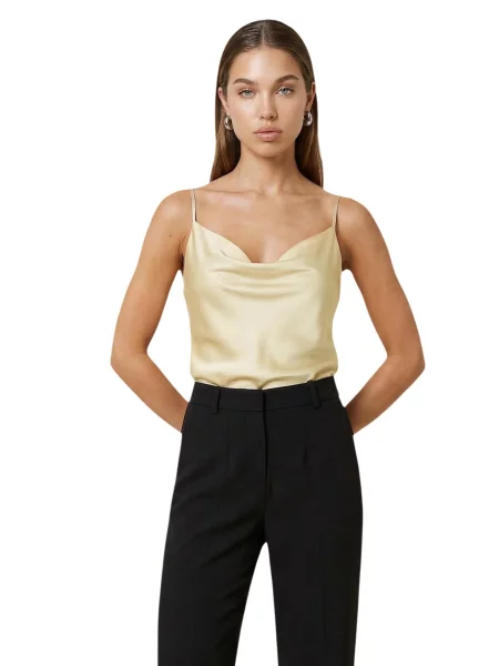 Top Artigli cu bretele negru