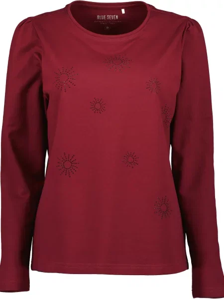 BLUE SEVEN Tricou vin roșu