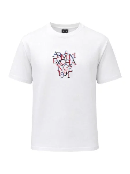 Tricou Eax alb