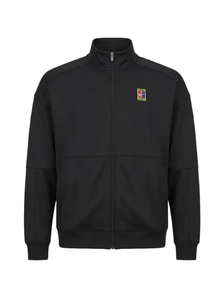 Geacă Nike cu cordon alergare negru
