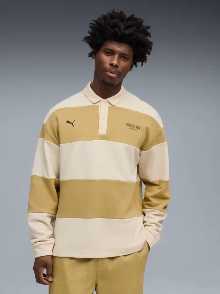 Поло Puma бежевое