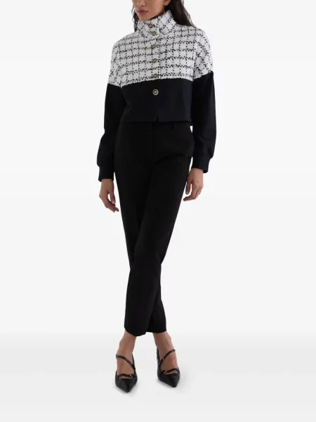 Bouclé geacă Karl Lagerfeld negru