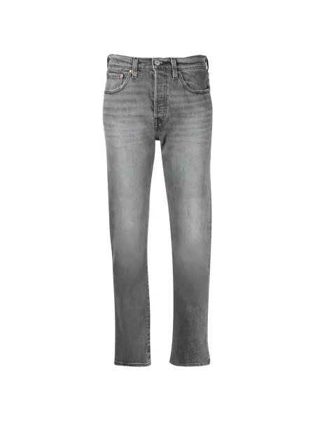 Jeansy Levi's 501 o skróconej długości szare