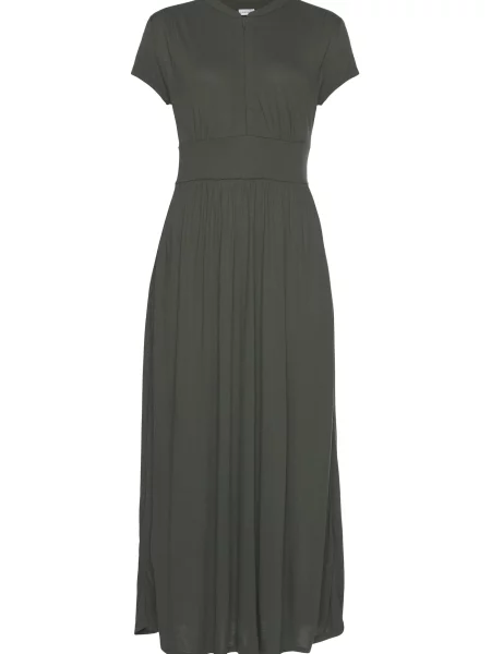 LASCANA Rochie închis verde