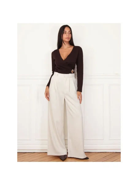 Pantaloni La Modeuse bej