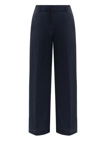 Pantaloni Theory din satin albastru