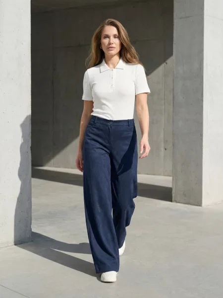 Замшеві Повсякденні штани Seventeen синій