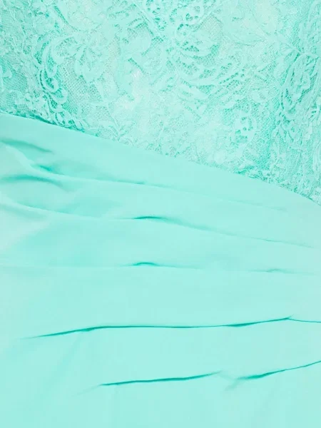 Rochie maxi Aire din dantelă de costum verde