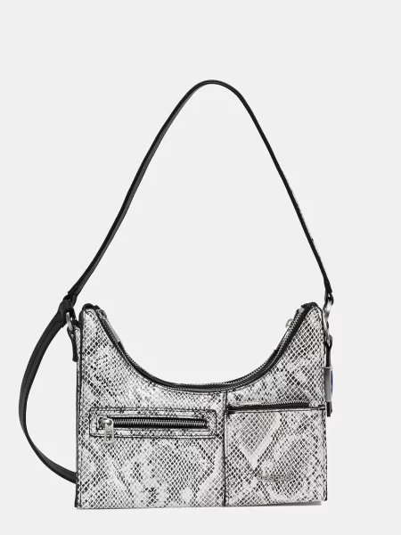 Desigual torebka DELTA VEGA OLIVE czarny