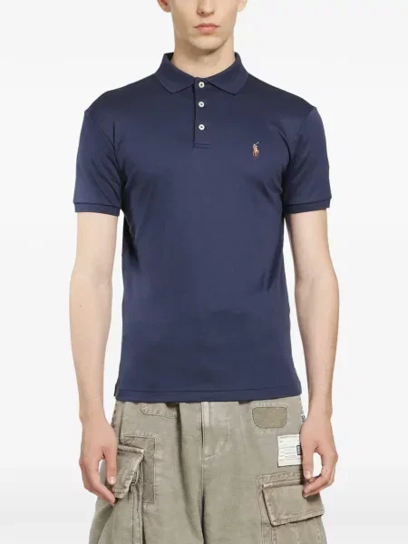 Polo Polo Ralph Lauren με αυτόγραφο μπλε