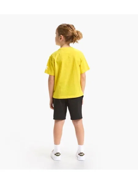 Komplet koszulka + spodenki Diadora Jb. SS Set PlayGround Junior niebieska