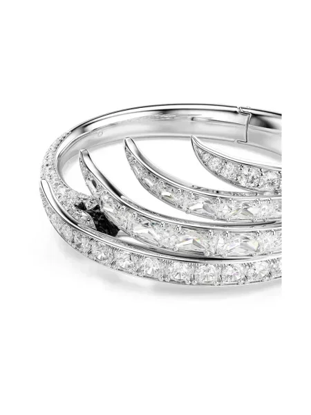 Swarovski bransoletka metalowa z cyrkonią VIENNA szara