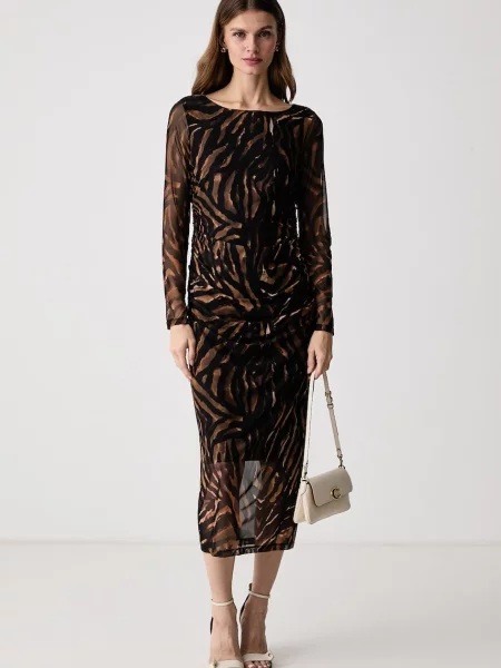 Joseph Ribkoff rochie drapată negru
