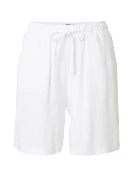 ONLY Pantaloni ONLSIESTA' alb
