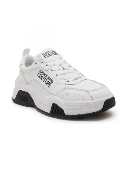 Versace Jeans Couture Bőr sneakers tornacipő fehér