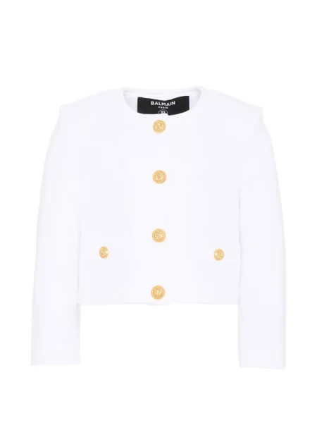 Kurtka dziecięca Balmain biała