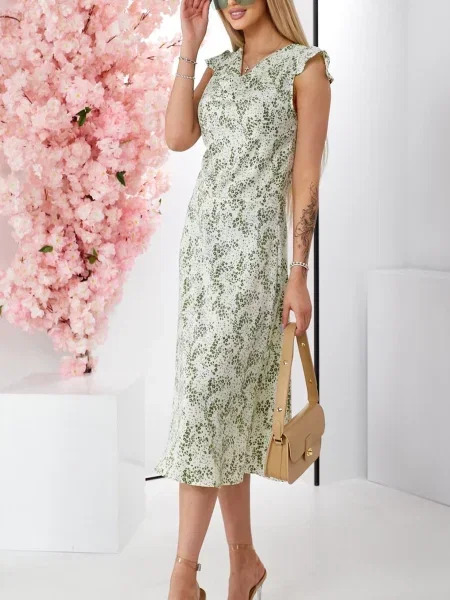 Сукня міді LadyLike зелений