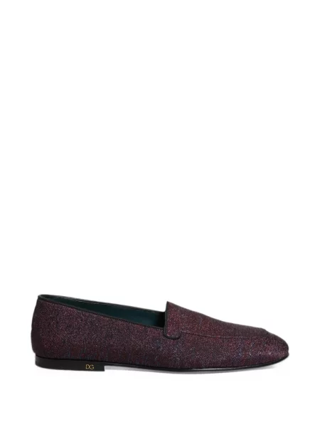 Loafersy Dolce And Gabbana czerwone